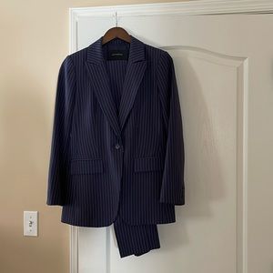 Banana Republic pin-stripped suit
